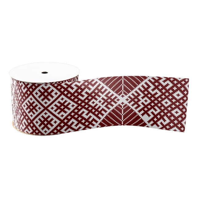 Ruban Gros-grain Lielvardes ceinture Motif de conception motif lett (Bobine)
