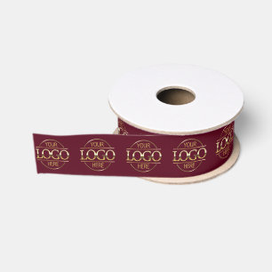 Ruban Gros-grain Logo d'entreprise personnalisé pour le marketing e