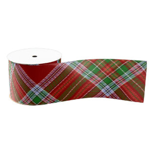 Ruban Gros-grain MacBain MacBean Scottish Clan Tartan Plaid
