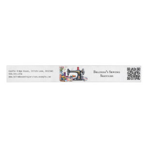 Ruban Gros-grain Machine à coudre Code QR Fournitures pour petites 
