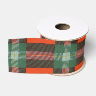 Ruban Gros-grain Maclaine de tartan d'écossais de plaid de clan de