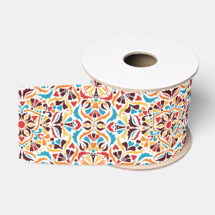 Ruban Gros-grain Mariage Luxueux Fantaisiste Style Bordure Florale