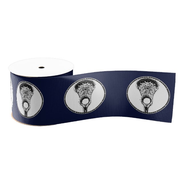 Ruban Gros-grain Marine des sports de crosse (Bobine)