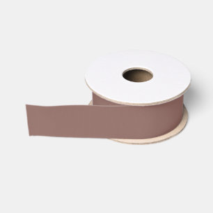 Ruban Gros-grain Marron Cognac Personnalisable