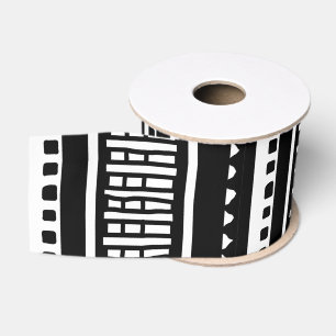 Ruban Gros-grain MAZIPOODLES Motif rayé tricoté Patron 102 B