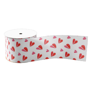 Ruban Gros-grain MINI COEURS 3" Large Grosgrain Ribbon