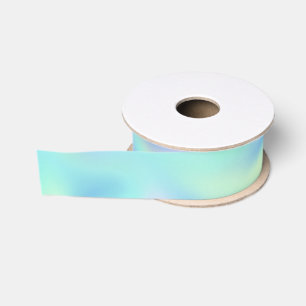 Ruban Gros-grain Motif Abstrait Blurred Pretty Pastel Swirls