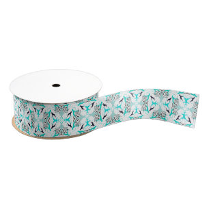 Ruban Gros-grain Motif de chien Boxer