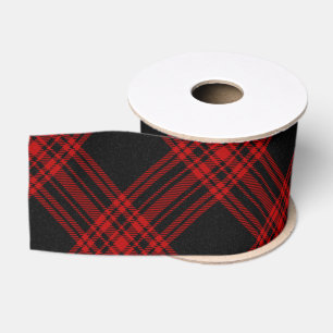 Ruban Gros-grain Motif écossais de Plaid de Menzies