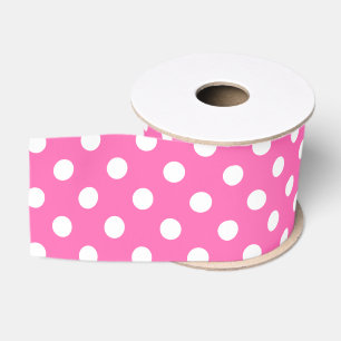 Ruban Gros-grain Motif Pois vintage