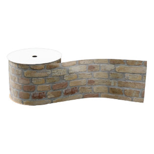 Ruban Gros-grain Mur Brown en briques Un design novateur
