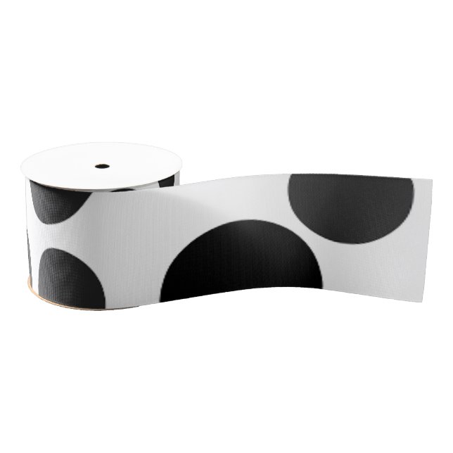 Ruban Gros-grain Murugi Fashiona et Événements Polka Grosgrain Ribb (Bobine)