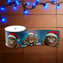 Noël Bigfoots Pop Art Drôle