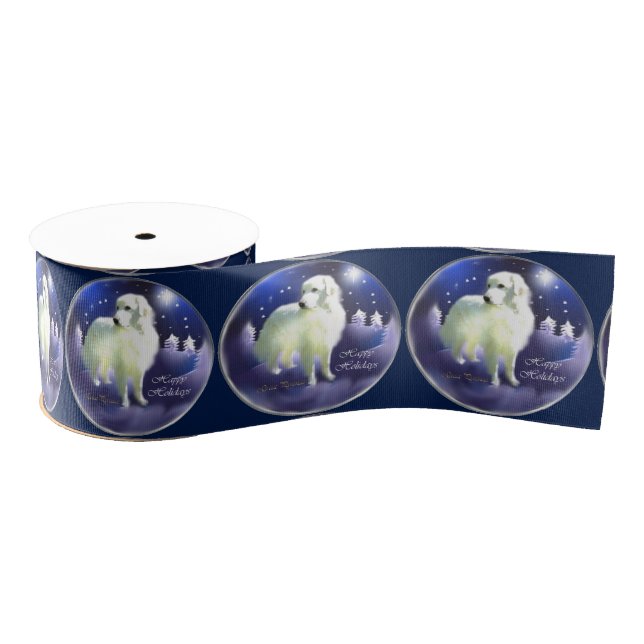 Ruban Gros-grain Noël des Grands Pyrénées (Bobine)