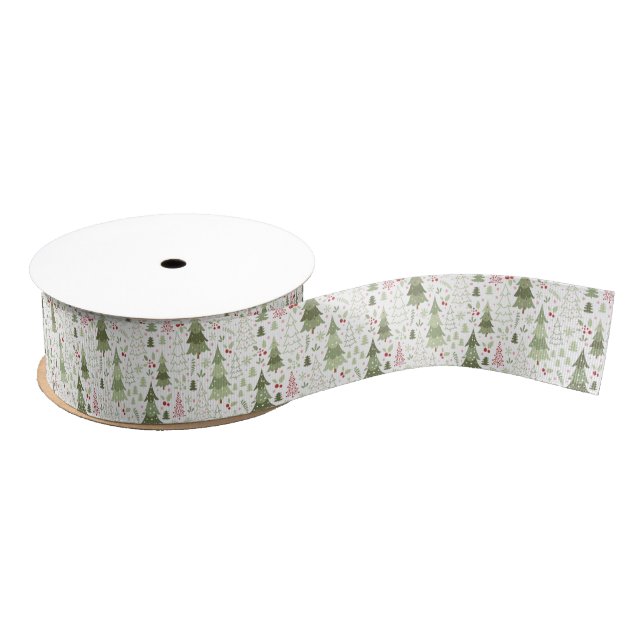 Ruban Gros-grain Noël Grosgrain Ribbon (Bobine)