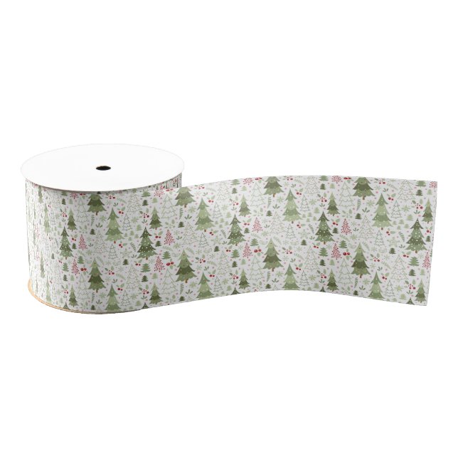 Ruban Gros-grain Noël Grosgrain Ribbon (Bobine)