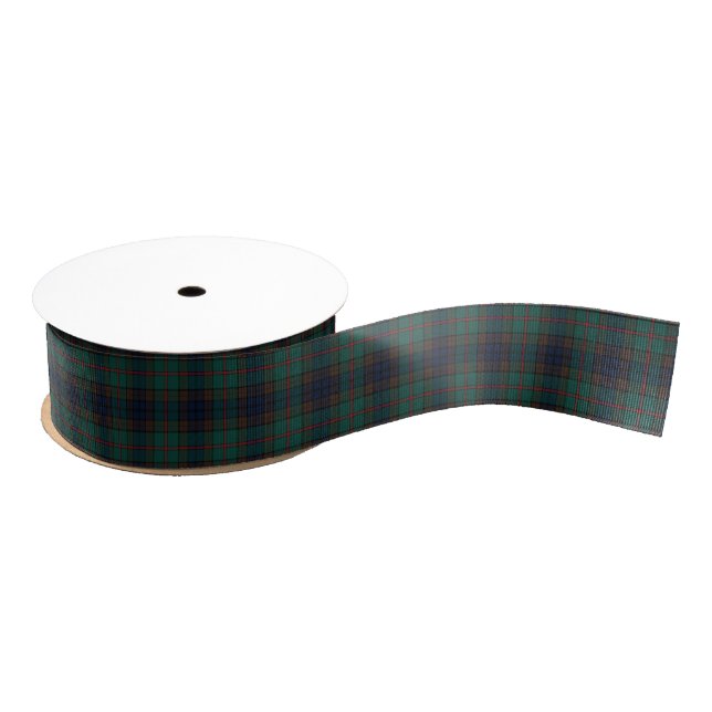 Ruban Gros-grain Nouveau-Zélande Tartan Plaid Motif (Bobine)