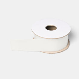 Ruban Gros-grain Nuage Blanc Moutonneux Doux Couleur Unie De L'Anné
