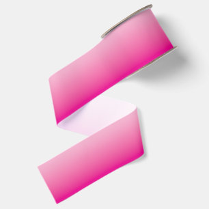 Ruban Gros-grain Ombre rose clair et rose chaud