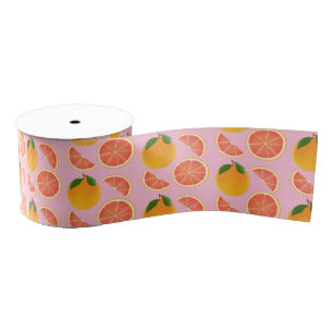 Ruban Gros-grain Pamplemousse