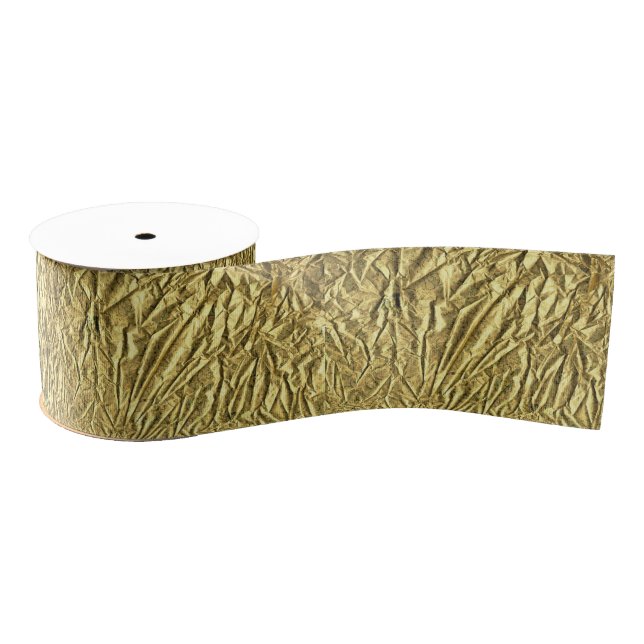 Ruban Gros-grain Papier doré (Bobine)