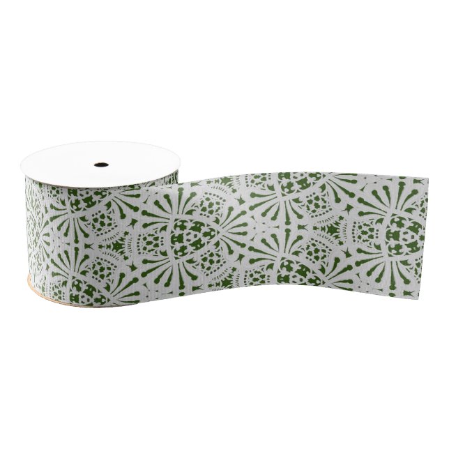 Ruban Gros-grain Papier en dentelle incorporé (Bobine)