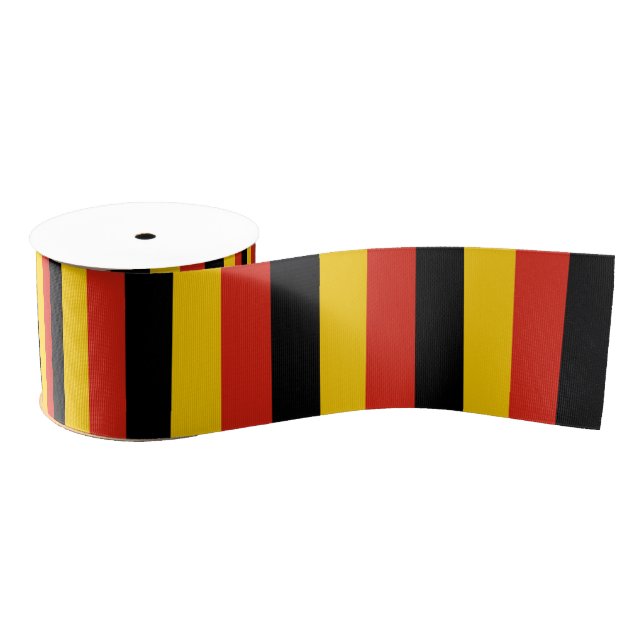 Ruban Gros-grain pavillon de l'Allemagne (Bobine)