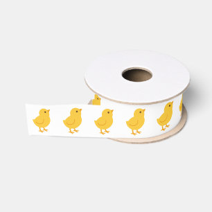 Ruban Gros-grain Petits poussins