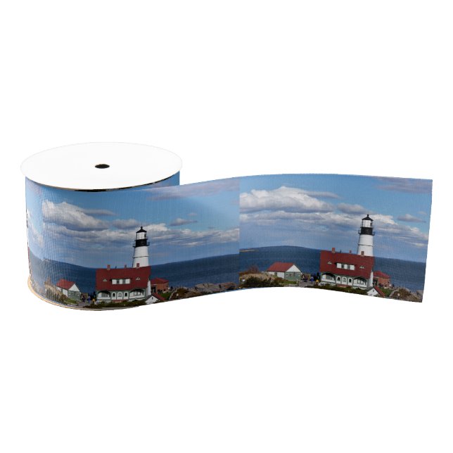 Ruban Gros-grain Phare de Portland Head (Bobine)