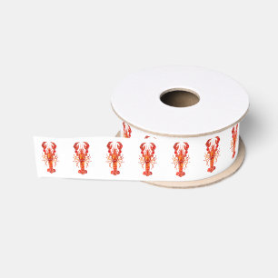 Ruban Gros-grain Phomard polygonal rouge