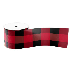 Ruban Gros-grain Plaid de Buffalo