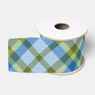 Ruban Gros-grain  Plaid Décoratif