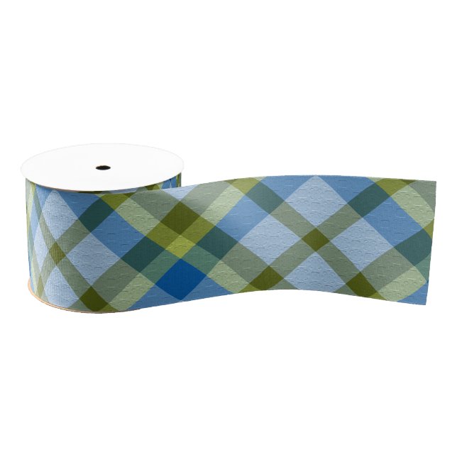 Ruban Gros-grain  Plaid Décoratif (Bobine)