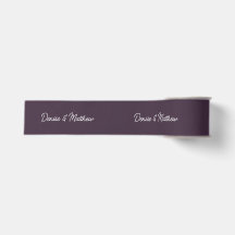 Plum de minuit de mariée et de chambre
