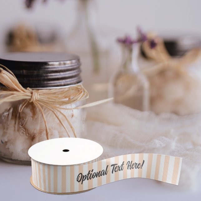 Ruban Gros-grain Poche pâle triée avec votre nom ou occurrence le (Créateur téléchargé)