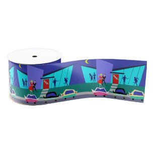 Ruban Gros-grain Rétro ruban de partie de Chambre ouverte