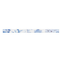 Ribbon Chinoiserie Blue Grosgrain