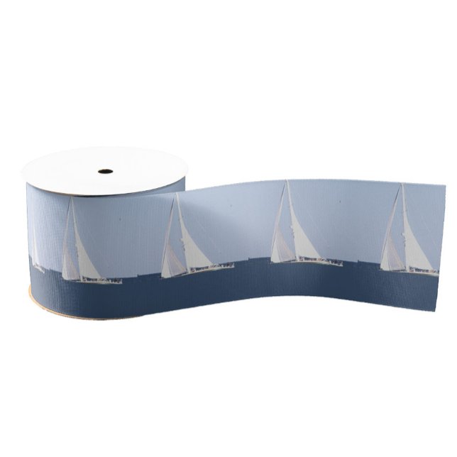 Ruban Gros-grain Ribbon photo bateau (Créateur téléchargé)