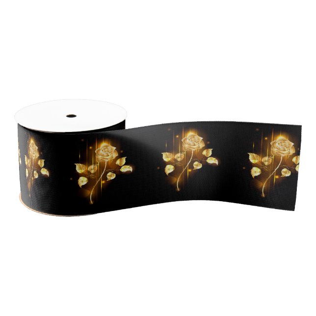 Ruban Gros-grain Rose d'or ( rose d'or ) (Bobine)