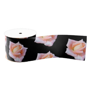 Ruban Gros-grain Roses roses personnalisées