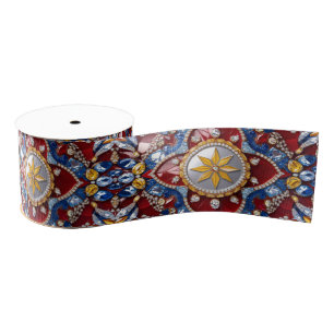 Ruban Gros-grain Ruban aux couleurs colombiennes