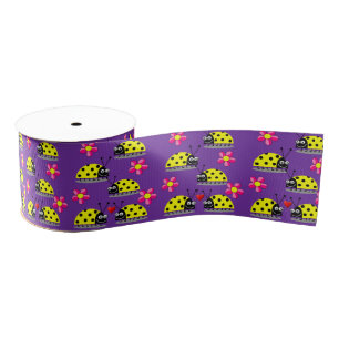 Ruban Gros-grain ruban décoratif enfants ladybugs