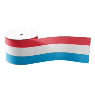 Ruban Gros-grain Ruban Drapeau Luxembourg, mode Luxembourg /sports