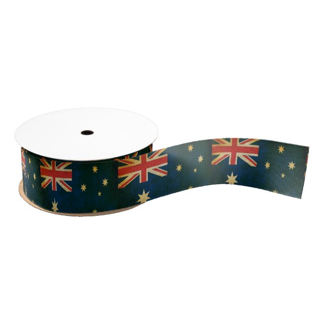 Ruban Gros-grain Ruban personnalisé drapeau australien (Bobine)