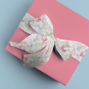 Ruban Gros-grain Rubans et vaches couleur aquarelle