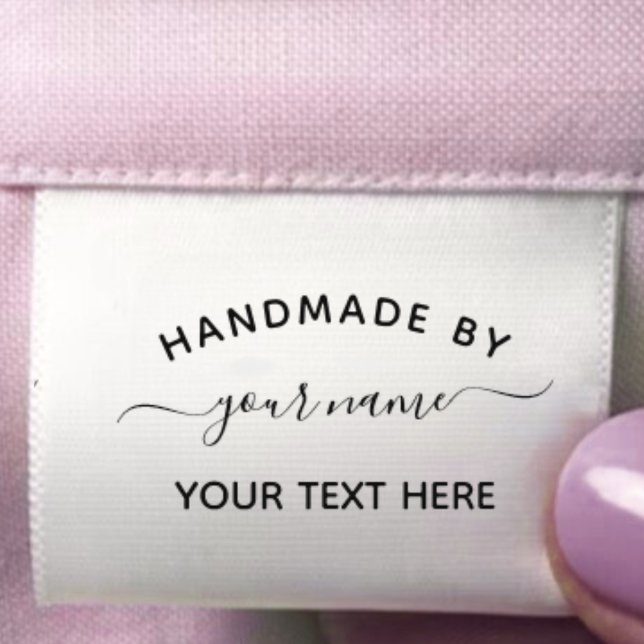 Ruban Gros-grain Script fait main par couture personnalisée (Créateur téléchargé)