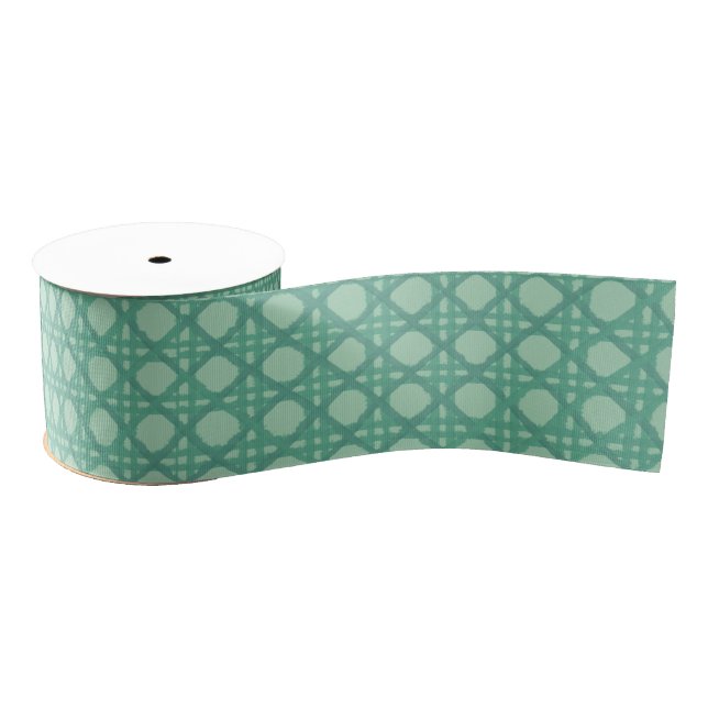 Ruban Gros-grain Seafoam Rattan (Bobine)