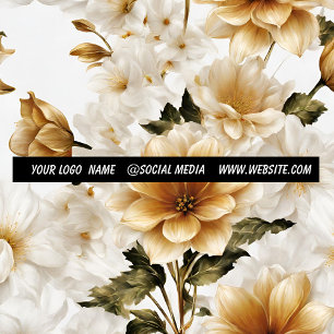 Ruban Gros-grain simple minimum ajouter votre texte nom monogramme 