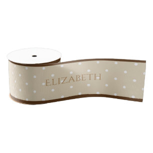 Ruban Gros-grain Soignée belle Pois Motif fête d'anniversaire