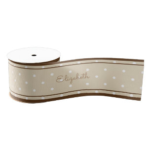 Ruban Gros-grain Soignée belle Pois Motif fête d'anniversaire